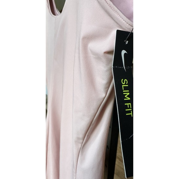 Nike Flex Pink Athletic Tank Dress Women's Small Built-In Bra Pockets NWT - Picture 10 of 15